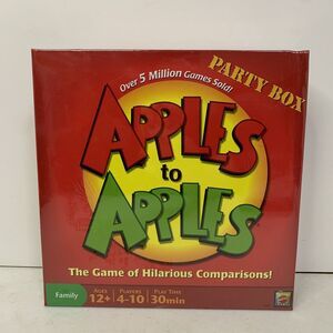 Apples‎ To Apples Party Box The Game Of Hilarious Comparisons 2007 Sealed